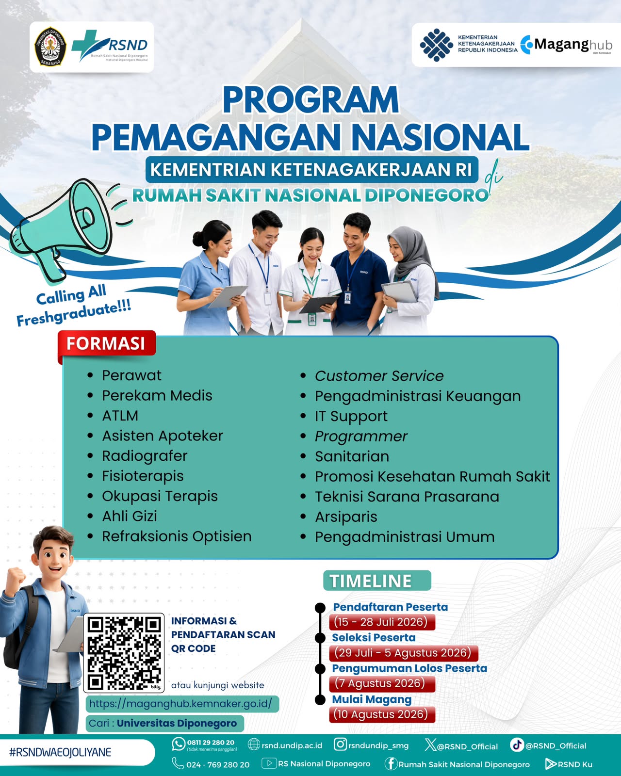 CALLING ALL FRESH GRADUATE!